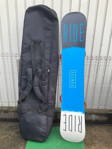 スノーボード Ride AGENDA ライド アジェンダ 156cm 2015年モデル ビンディング、ケース付 オールラウンド 初心者