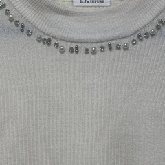 受け渡し決まりましたリジェイスプル　胸元キラキラニットの画像