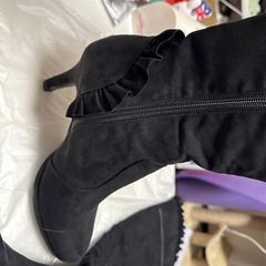 ロングブーツ　ブラック　黒の画像