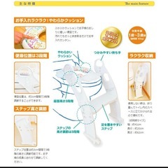  リトルプリンセス Little Princess かえるのふかふか ステップ式 トイレトレーナー グリーンの画像