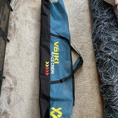  スキー板170cm、ビンディング、ブーツ26.5cm、ストック、バッグの5点セットの画像