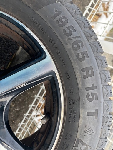 Continental スタッドレスタイヤホイール 195/65R15 