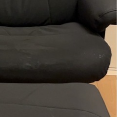 足掛けつきソファ（1人用）の画像