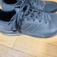 【決定】adidas 黒　靴　27.5㎝　ほぼ新品の画像