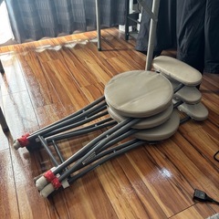 麻雀卓・麻雀牌・折りたたみ椅子の画像