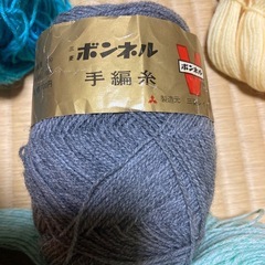 古い毛糸セットの画像