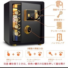 大型指紋認証金庫45Lの画像