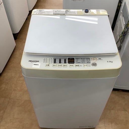 【来店いただける方限定】Hisenseの全自動洗濯機です。【トレファク摂津店】