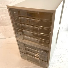 アイリスオーヤマ A4 レターケース 2点セット（浅型5段＋浅型3段・深型1段）の画像