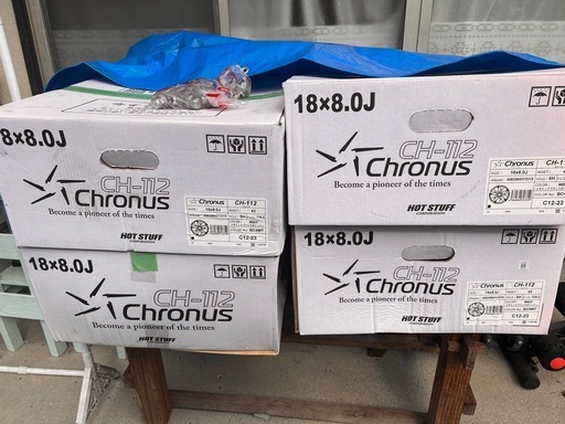 未使用 18インチ ホイール4本セット CHRONUS CH-112