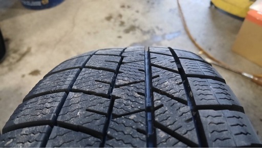 お話中/ミライース外し　155/65R14 ダンロップWM03 スタッドレス　ホイール付き4本セット