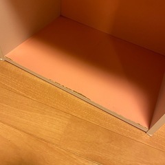カラーボックス　ピンク　傷あり　アイリスオーヤマの画像