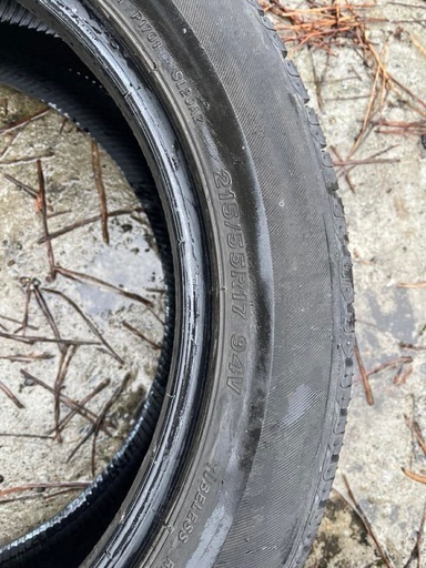 215/55R17 夏タイヤ 4本セット｜Seiberling SL201｜残溝6.6mm ×3・4.17mm ×1
