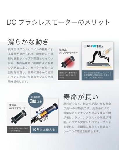 2025年新品購入　ルームランナー　木目調　バーウィング