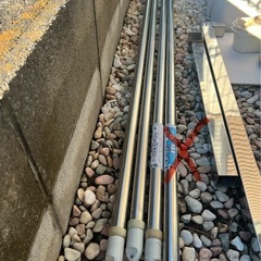 ステンレス製物干し竿 1本400円の画像