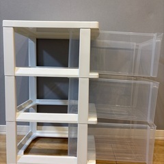 【取引予定】アイリスオーヤマ スリムチェスト S-303(ST-003)《組立不要》の画像