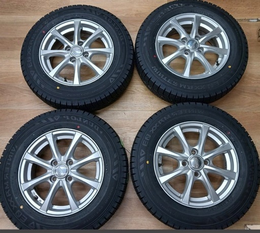 スタッドレスタイヤ　2025年製造　ダンロップ WINTER MAXX03 175/70R14 PCD100 4H 4本セット