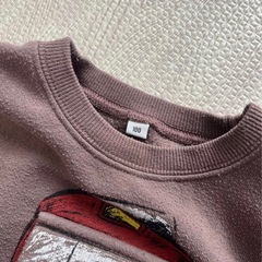 電車スウェットトレーナー100 110の画像