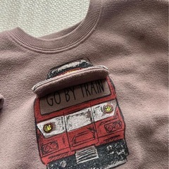 電車スウェットトレーナー100 110の画像