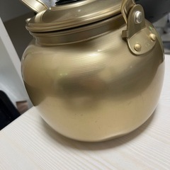 アカオアルミ 湯沸 4l アルミニウム(しゅう酸アルマイト)、ツル・ツマミ日本の画像