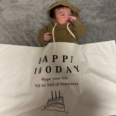 １００日記念　布の画像