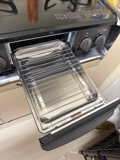 【美品】Rinnai 都市ガス用　ガスコンロKG35NBK　　　　 