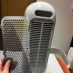 電気ファンヒーター     クリームの画像