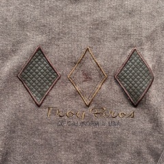 TROY BROS   セーター　Ｌ　ブラウンの画像