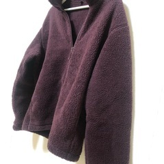 ユニクロ　ボアジャケット Lの画像