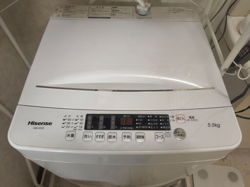ハイセンス 洗濯機 5.5kg 1-2人用　HW-K55E