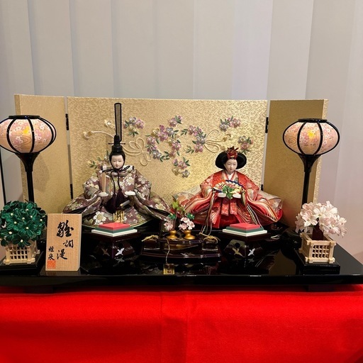 ほぼ新品！雛人形 雅泉 雛爛漫 親王飾り