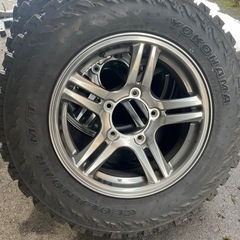 ジムニーJB23 純正エンケイホイール&ヨコハマジオランダー　バリ溝4本セットの画像