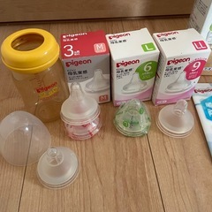 pigeon 哺乳スタートセット 哺乳瓶セット M L LLサイズの画像