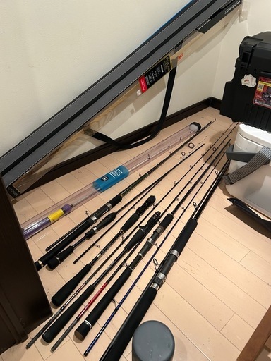 釣具セット　釣竿　リール　仕掛け　クーラーボックス