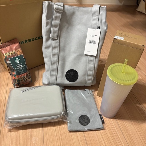 スタバ福袋2026 5点　スターバックス　ロゴコールドカップタンブラー入り
