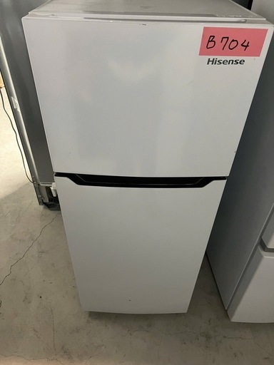 NO B704?福岡市内配送設置無料✨?冷蔵庫 ホワイト HR-B12C [120L /2ドア /右開きタイプ] [冷凍室 29L] 