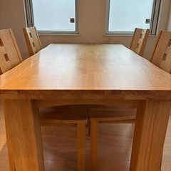【美品】ダイニングテーブルセットの画像