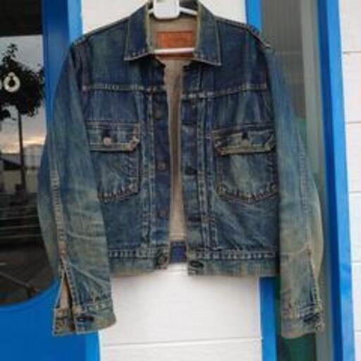 ?【古着・日本製1996年生産・サイズW34】90'S Levi’s◆2ndモデル/復刻/BIG-E/Gジャン/W34//71507-