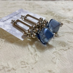 ハンドメイド⭐︎ピアスの画像