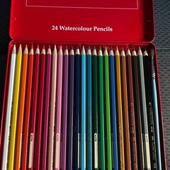 ファーバーカステルの水彩色鉛筆24色セット他の画像