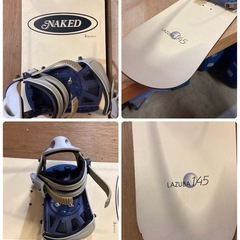 NAKED LAZUBA 145 スノーボード ビンディングセットの画像