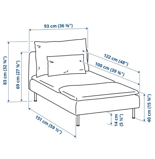 IKEA ソファ　ソーデルハムン