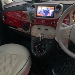 車検1年以上　フェラーリ.ランボルギーニバブリング　希少フィアット500 上級グレードラウンジ　ターボの画像