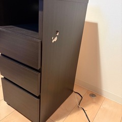 ニトリ　サイドテーブル　サイドテーブル(ハロン 30H-3NT DBR)の画像