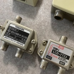 6点セット 東芝 サン電子 分波器 マスプロ 分配器 モジュラージャックの画像