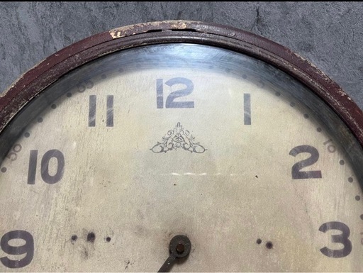 アンティーク　アナログ　掛時計 1895年製　アンティーク雑貨