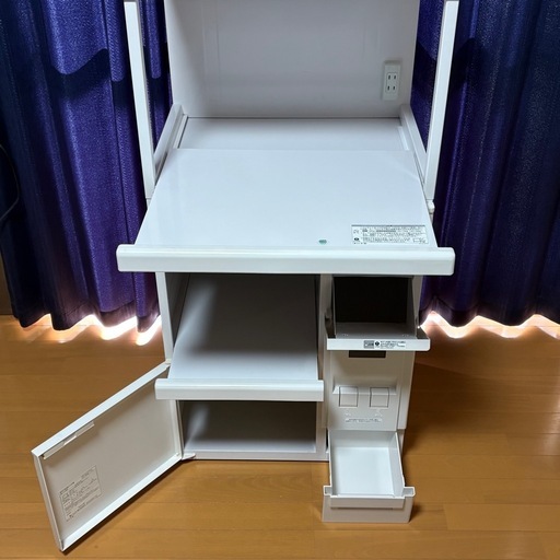 ニトリ米びつ付きレンジ台(SK-11757） (とくまる) 竜王の収納家具