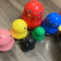 こどもちゃれんじ　ブロック　マトリョーシカ　動物サイコロ　布絵本
の画像