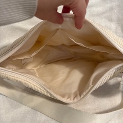 UNIQLOバッグアイボリーの画像