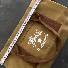 【新品未使用】バッグ　 キャンパスミニトート　31×21cmの画像